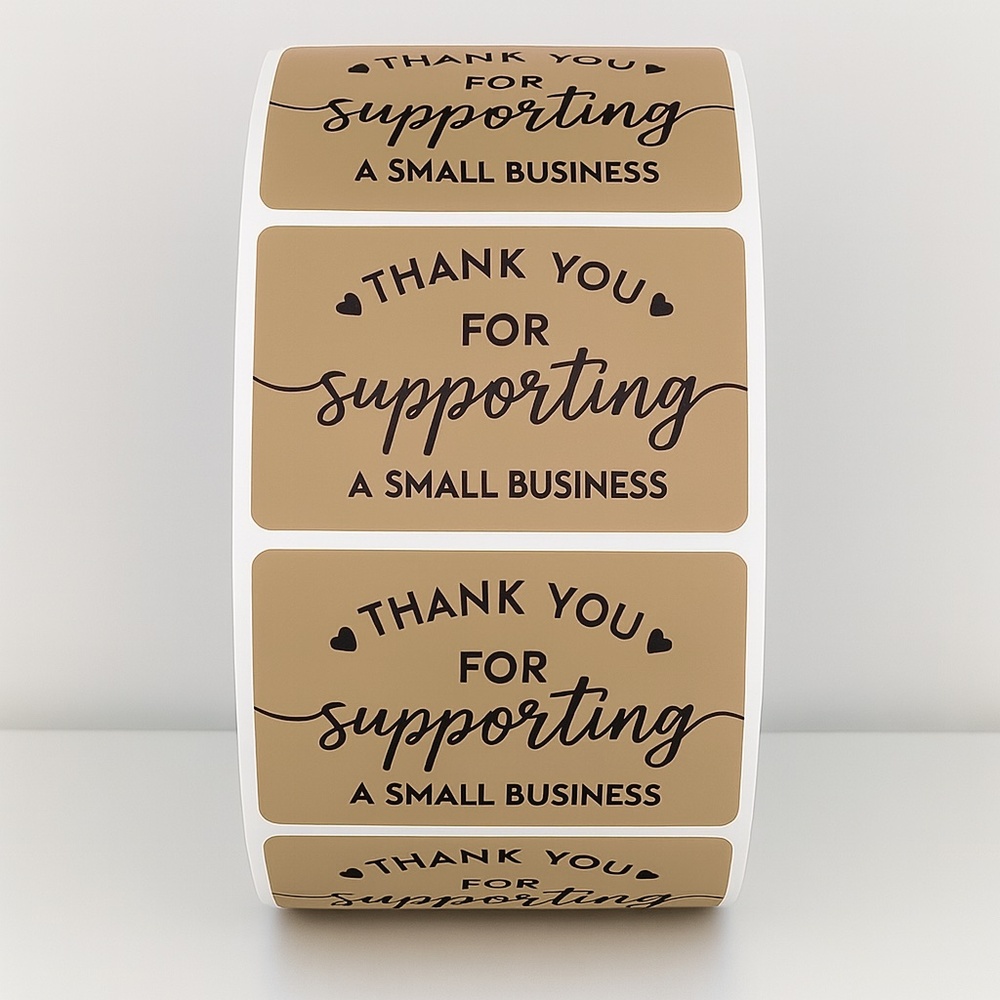 Customer Appreciation Stickers - Small Business Packaging Seals sticker label - Picture 2 of 11